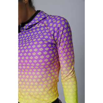 NDN - Běžecké tričko s dlouhým rukávem IRONMUM S012 (fialová)