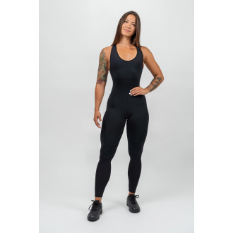 NEBBIA - Sportovní overal GYM RAT 201 (black)