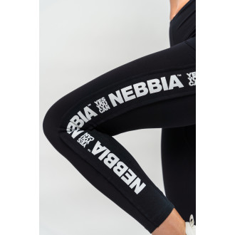 NEBBIA - Legíny s vysokým pasem ICONIC 209 (black)