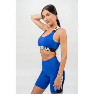 NEBBIA - Sportovní podprsenka se střední podporou ICONIC 230 (blue)