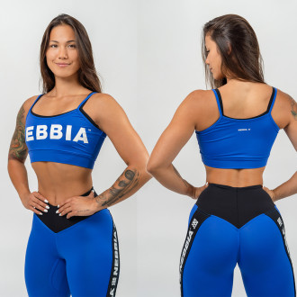 NEBBIA - Dvouvrstvá sportovní podprsenka FLEX 241 (blue)