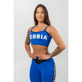 NEBBIA - Dvouvrstvá sportovní podprsenka FLEX 241 (blue)