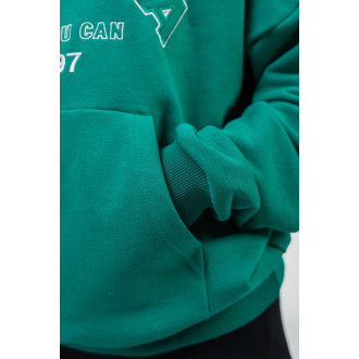 NEBBIA - Oversize mikina s kapucí GYM RAT 256 (green)