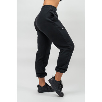 NEBBIA - Sportovní volné tepláky GYM TIME 281 (black)