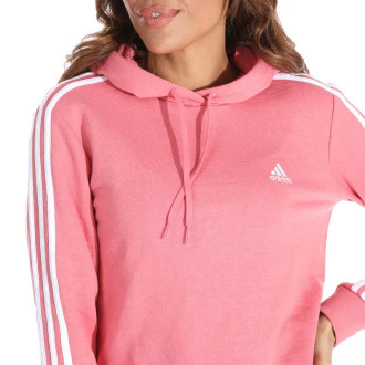 ADIDAS - Výprodej cropped mikina 3-Stripes (Hazy Rose) GM5585