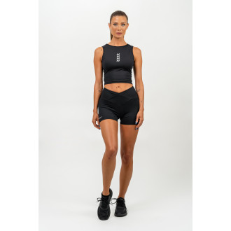 NEBBIA - Crop top tílko CONFIDENCE 476 (black)