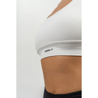 NEBBIA - Sportovní racer back podprsenka AGILE 471 (white)