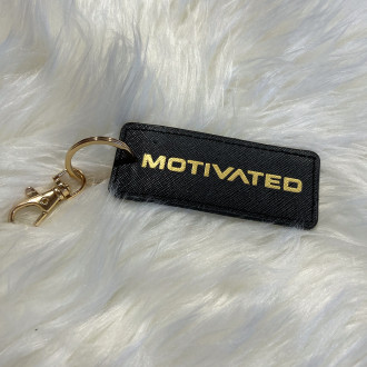 MOTIVATED - Klíčenka 386 (černo-zlaté)