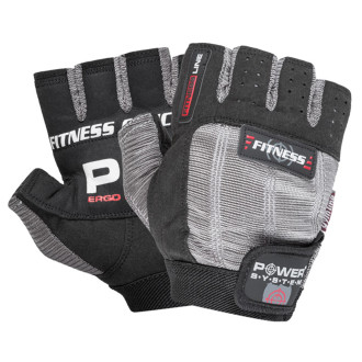 Power System - Rukavice FITNESS PS-2300 black-grey