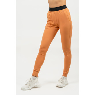 NEBBIA - Slim fit tepláky s kapsami GYM SPIRIT 466 (orange)