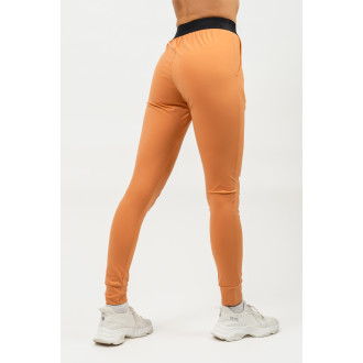 NEBBIA - Slim fit tepláky s kapsami GYM SPIRIT 466 (orange)