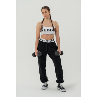 NEBBIA - Sportovní tepláky MUSCLE MOMMY 623 (black)