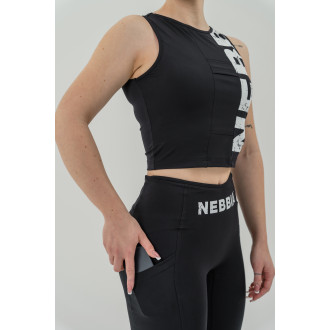 NEBBIA - Tank top SNATCHED 627 (black)