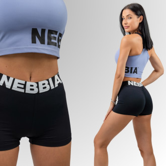 NEBBIA - Fitness šortky s vysokým pasem GLUTE PUMP 240 (black)