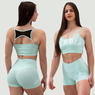 NEBBIA - Sportvoní podprsenka GYM HERO 579 (light green)