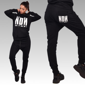 NDN - Tepláky se sníženým sedem dámské Do It Now X028 (černá)