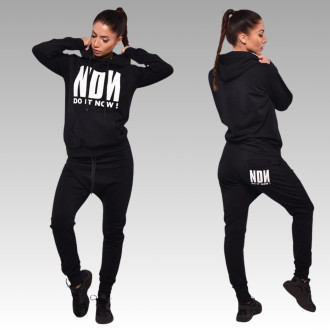 NDN - Dámská sportovní mikina DO IT NOW X096 (černá)