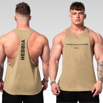 NEBBIA - Pánské fitness tílko FLEXIN 360 (green)