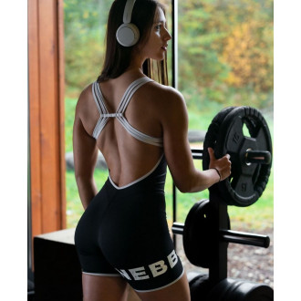 NEBBIA - Fitness overal HAMMIES 603 (black)