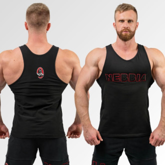 NEBBIA - Pánské tílko s logem Mr.Olympia 714 (black)