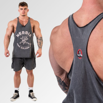 NEBBIA - Pánské tílko na cvičení 791 (black)