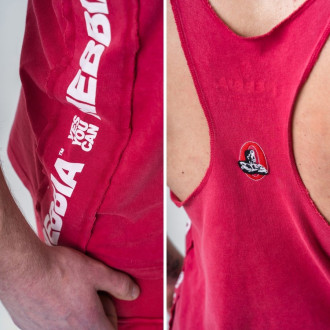 NEBBIA - Pánske fitness tílko 791 (red)