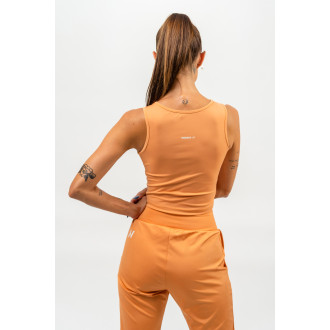 NEBBIA - Crop top tílko CONFIDENCE 476 (orange)