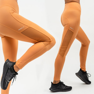 NEBBIA - Sportovní legíny s boční síťkou 480 (orange)