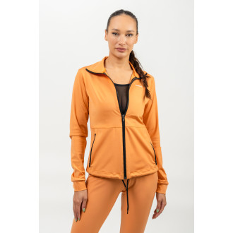 NEBBIA - Mikina na zip s odleskem SLEEK 481 (orange)