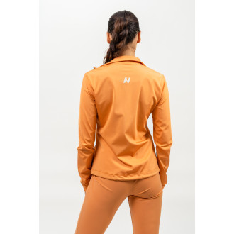 NEBBIA - Mikina na zip s odleskem SLEEK 481 (orange)
