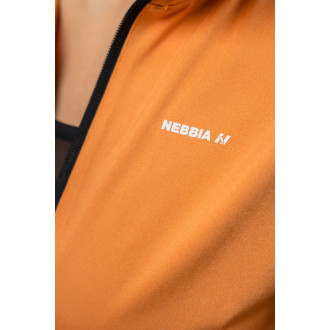 NEBBIA - Mikina na zip s odleskem SLEEK 481 (orange)