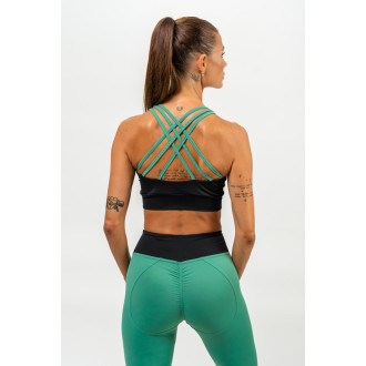 NEBBIA - Vyztužená sportovní podprsenka SIGNATURE 472 (green)