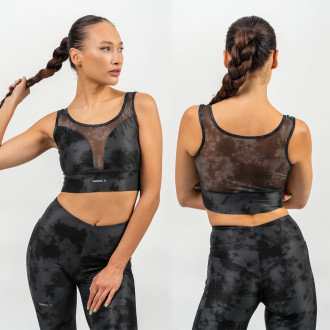 NEBBIA - Sportovní podprsenka se síťkou IMPACT 478 (black)