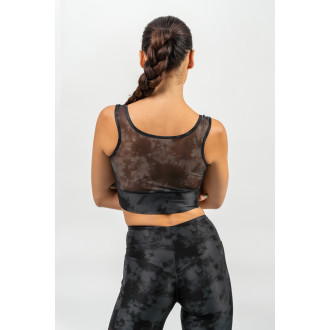 NEBBIA - Sportovní podprsenka se síťkou IMPACT 478 (black)