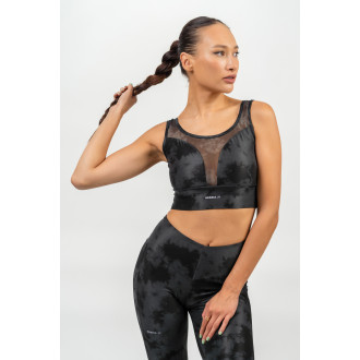 NEBBIA - Sportovní podprsenka se síťkou IMPACT 478 (black)