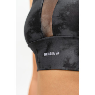 NEBBIA - Sportovní podprsenka se síťkou IMPACT 478 (black)