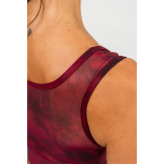 NEBBIA - Sportovní podprsenka se síťkou IMPACT 478 (red)