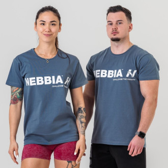 NEBBIA - Unisex tričko Gym Essentials 380 (grey)