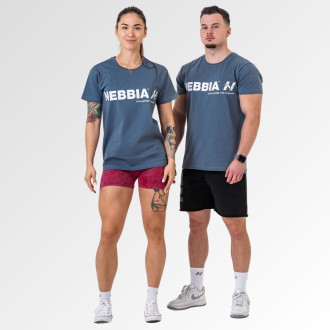NEBBIA - Unisex tričko Gym Essentials 380 (grey)