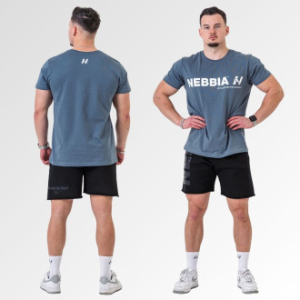 NEBBIA - Unisex tričko Gym Essentials 380 (grey)