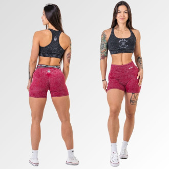 NEBBIA - Washed sportovní podprsenka se střední podporou GOLDEN AGE 778 (black)