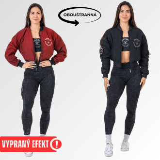 NEBBIA - Oboustranná dámská bombera Mr.Olympia 784 (black)
