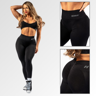 NEBBIA - Bezešvé push-up legíny s vysokým pasem TOTALLY SEAMLESS 303 (black)