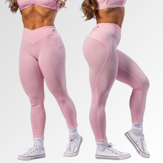 NEBBIA - Tvarující legíny s V-shaped pasem STRONG BEAUTY 425 (pink)