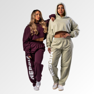NEBBIA - Volné baggy tepláky BOYFRIEND STYLE 432 (light green)