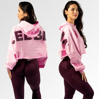 NEBBIA - Oversized mikina s kapucí OWN YOUR POWER 433 (pink)