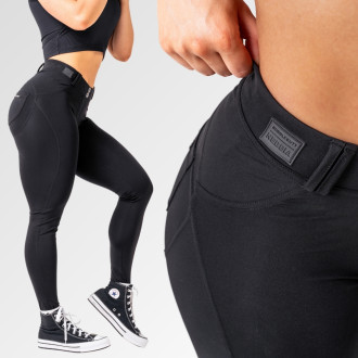 NEBBIA - Bubble Butt legíny 2.0 MAXIMUM PUSH-UP 306 (black)