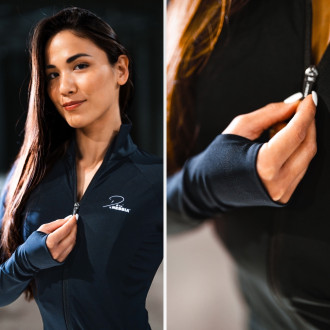 NEBBIA - Deni x NEBBIA Fitness tracktop na zip 314 (black)