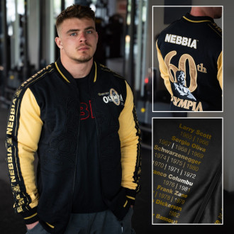 NEBBIA - Mr. Olympia mikina 60th Anniversary | Limitovaná edice 1 z 500 798 (black)