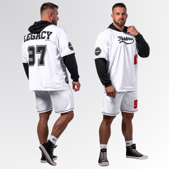 NEBBIA - Tričko s kapucí PLAY BIG 376 (white)